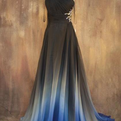 Gradient Color Prom Dresses,sweetheart Homecoming Dresses,backless ...