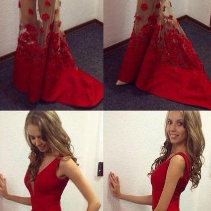 Red Prom Evening Dress Admirable Long Prom Dresses..