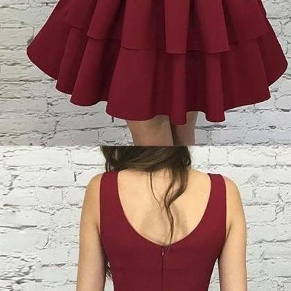 Short Prom Dress,satin Cocktail Dress,homecoming..