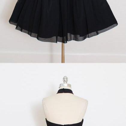 Little Black Dress, 2018 Short Black Prom Dress,..