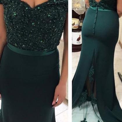Off The Shoulder Evening Gowns,mermaid Prom..