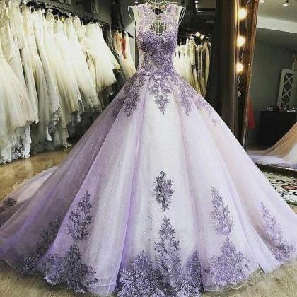 Elegant Tulle Prom Dress, Formal Ball Gown Prom..