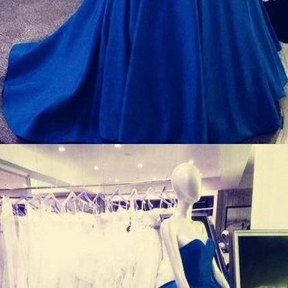 Royal Blue Wedding Dresses,ball Gowns Wedding..