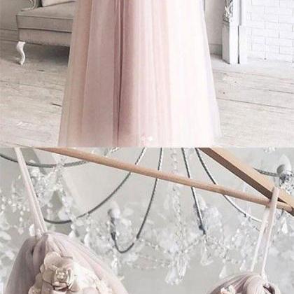 Sweetheart Tulle Lace Long Prom Dress, Tulle Lace..