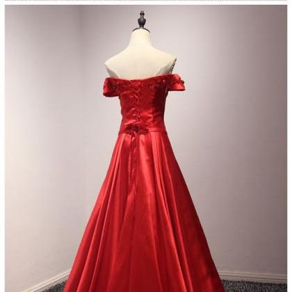 Chic Dress, Red Prom Dress,a-line Prom Dress,..