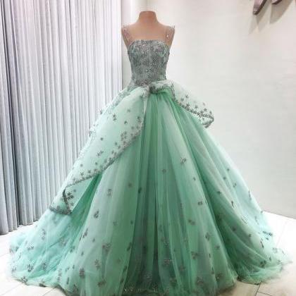 Ball Gown Tulle Prom Dress/evening Dress M355