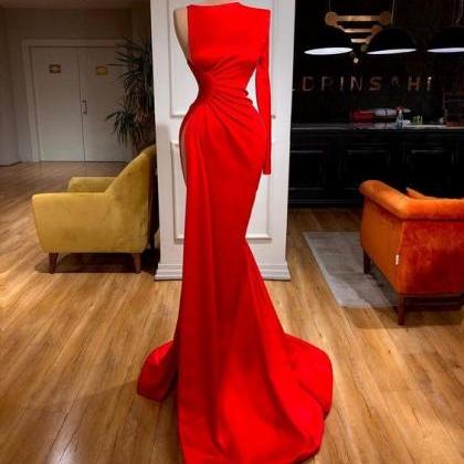 Red Prom Dress Evening Gown M554