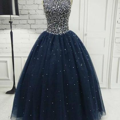 Ball Gown Formal Dresses With Jewel-embellished..
