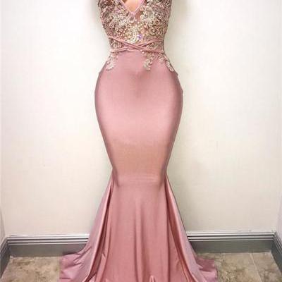 Charming Prom Dress, Sexy Mermaid Evening Dress,..