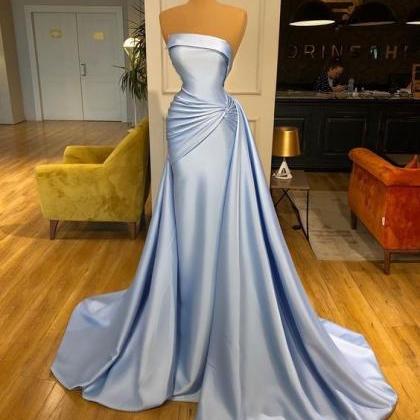 Strapless Evening Gown Formal Dresses M1087
