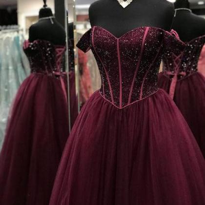 Burgundy Prom Dresses 2021,prom Dress,evening..