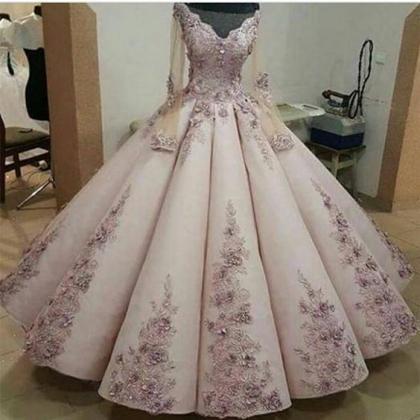 Stylish Ball Gown Evening Dress, Long Formal Prom..
