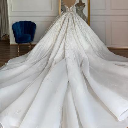 Ball Gown Wedding Dresses Princess Bridal Gown..