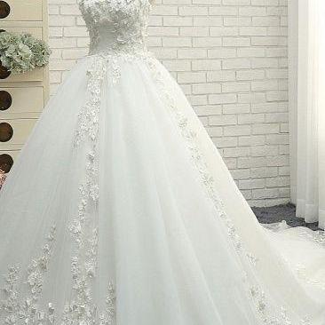 Gorgeous Sweatheart White Prom Dresses With..