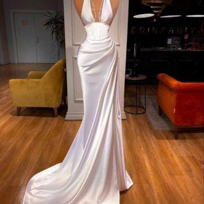 Strapless Prom Dress, Sexy Prom Dresses, Long..
