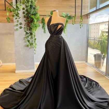 Black Prom Dress,simple Prom Dress,fashion Prom..