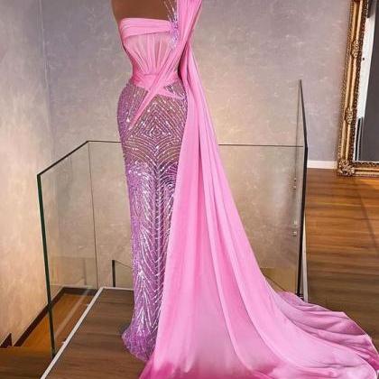 Pink Sexy Formal Party Gowns Prom Dress on Luulla