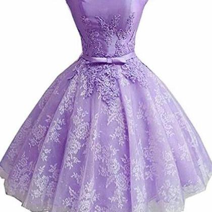 Lavender Lace And Satin Sweetheart Homecoming..
