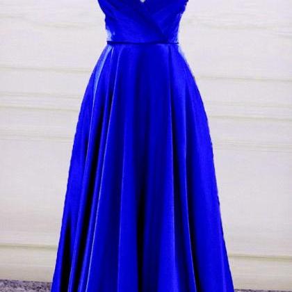 Royal Blue Prom Long Dresses