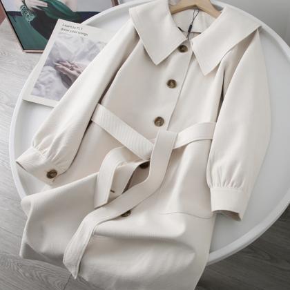 Lovely beige long sleeve jacket