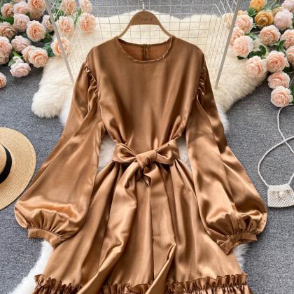 Cute Long Sleeve Dress Fashion Dress