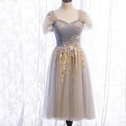 Sweetheart Tulle Lace Homecoming Dress