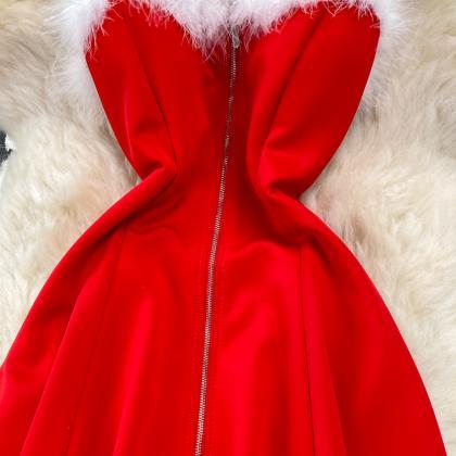 Cute A Line Christmas Dress