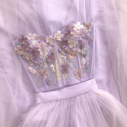 Purple Long Prom Dress Formal Dress