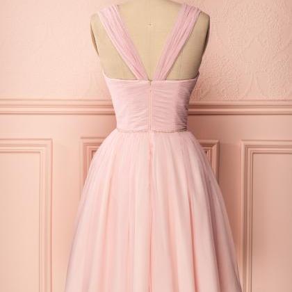 Homecoming Dress,cute Pink Prom Dress, 2017 Prom..