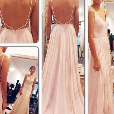 Long Prom Dresses,sexy Evening Dresses,backless..
