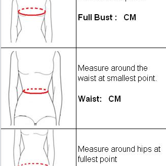 How to measure your sizes