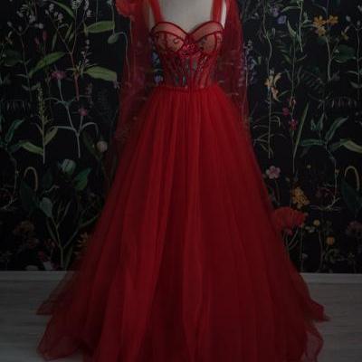 Cute Prom Dress, Long Evening Gowns, Floor Length Evening Dress m1148