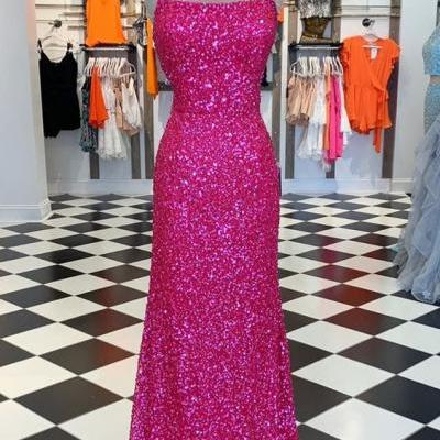 Sparkly Prom Dress, long prom dress, evening dress, prom dresses m2219