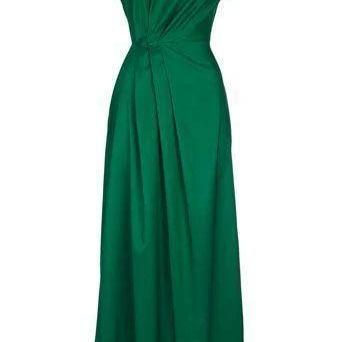 Green Sleeveless Party Dress Long Prom Dress m2778