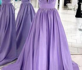 Fashion A-line Straps Evening Dress,Senior Prom Dress  cc1084 main image 1