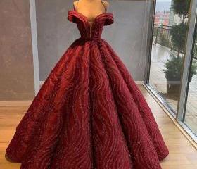 Niulatu Ball Gown Off The Shoulder Gold Satin Long Ruffles Prom Dresses Sweet 16 Dresses HZ1110 main image 0