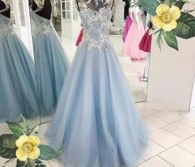 Sexy Ball Gown Long Straps Red Tulle Prom Dresses P1208 main image 1