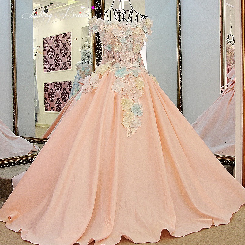 Stunning Prom Dress Blush Pink Prom Gowns Long Evening Gowns For Teens