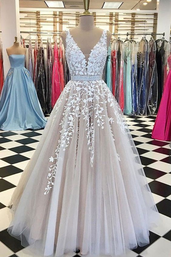 Charming Prom Dress,tulle Ball Gown Prom Dresses,formal Evening Dress,long Party Dress,m00086