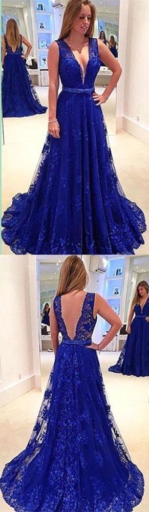 Royal Blue Backless Prom Dress,long Prom Dresses,charming Prom Dresses,evening Dress, Prom Gowns, Formal Women Dress,prom Dress M0529