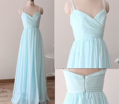 Charming Prom Dress,chiffon Prom Dress,spaghetti Straps Prom Dress,a-line Prom Dress M0547