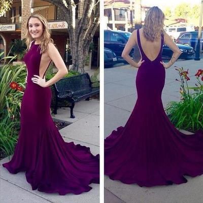 purple and gold prom dresses