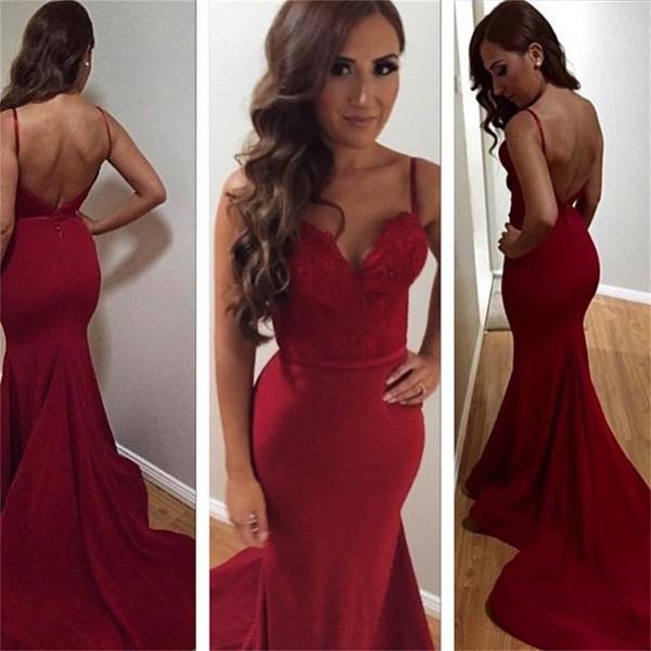 red sexy prom