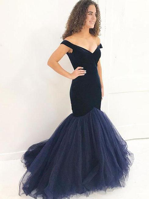 velvet and tulle dress