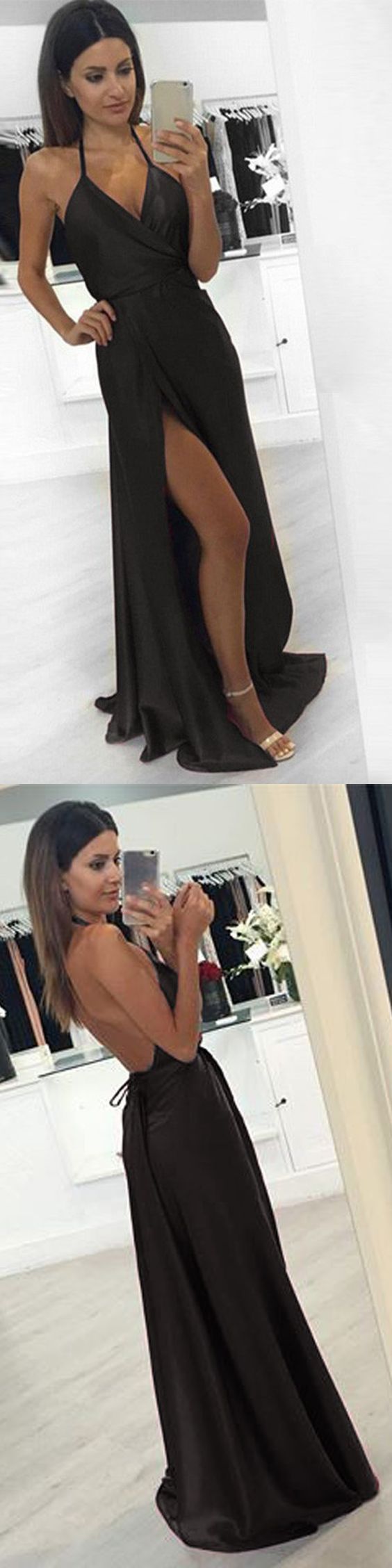 Strapless Pleated High Side Slit and Train Prom Dress WU1470