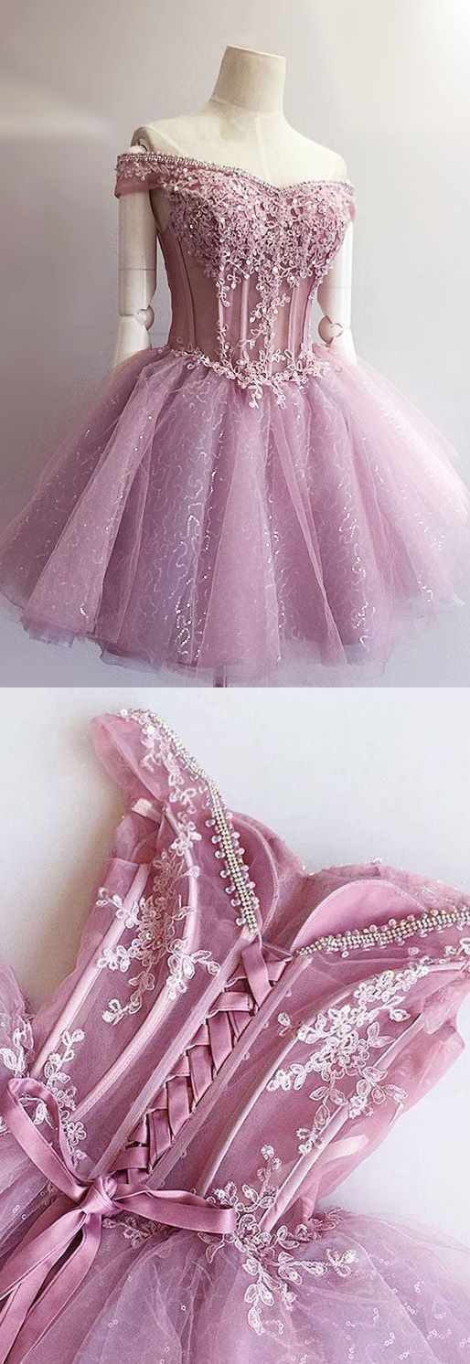 Sleeveless Lilac Prom Party Dresses Dazzling Short A-line Princess Bandage Lace Up Dresses M6580