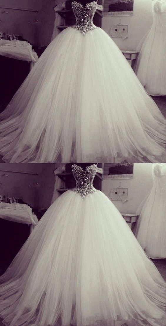 Beaded Bridal Prom Dress,sweetheart Prom Dress,custom Made Evening Dress M7797