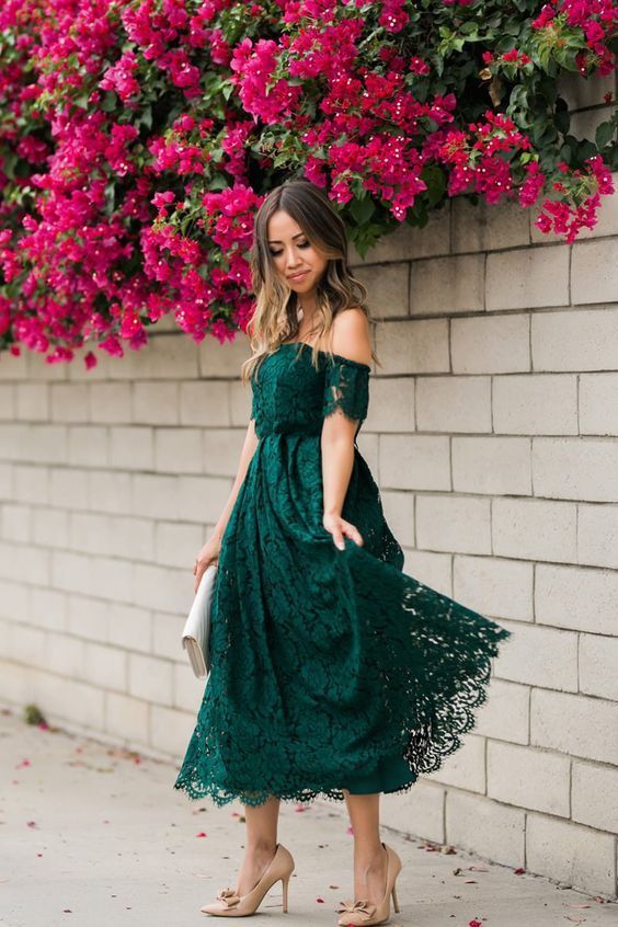 Sexy Backless Off The Shoulder Lace Prom Dresses M8054