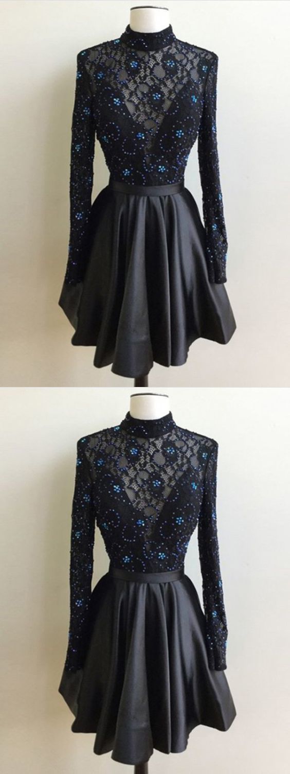 Chic Lace Dress With Sleeve Party Dress M8233 on