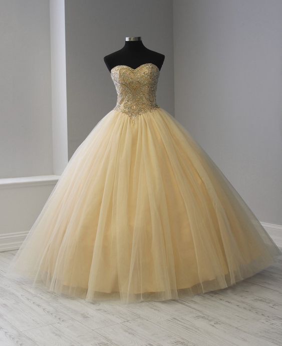 Strapless Sweetheart Quinceanera Dress M8597